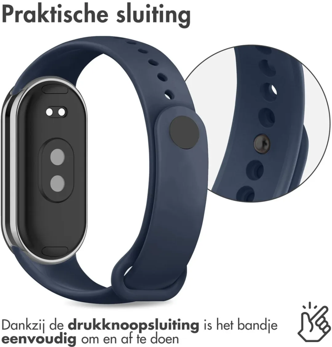 Imoshion Siliconen Sportband Xiaomi Smart Band 8/9 - Donkerblauw