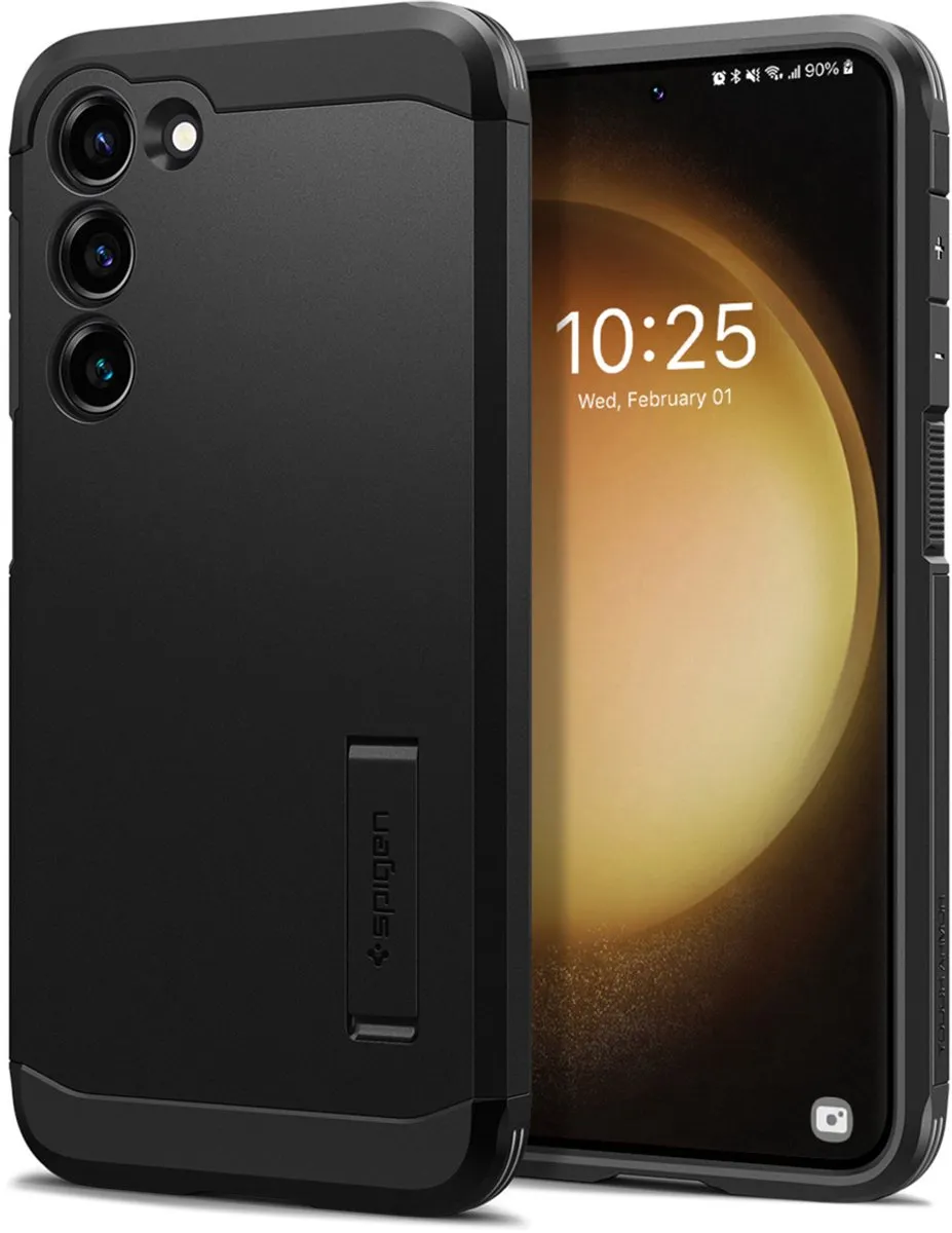 Spigen Tough Armor Hoesje ACS05718 - Samsung Galaxy S23 - Zwart
