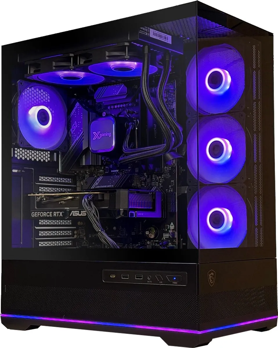 Xgaming Gladiator Gaming PC - AMD Ryzen 9 9950X - Nvidia GeForce RTX 5060 Ti - 64GB DDR5 - 4TB NVME SSD