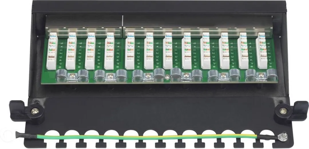 Renkforce RF-3353154 Netwerkpatchbox CAT 6A - 12 Poorten - 1 HE