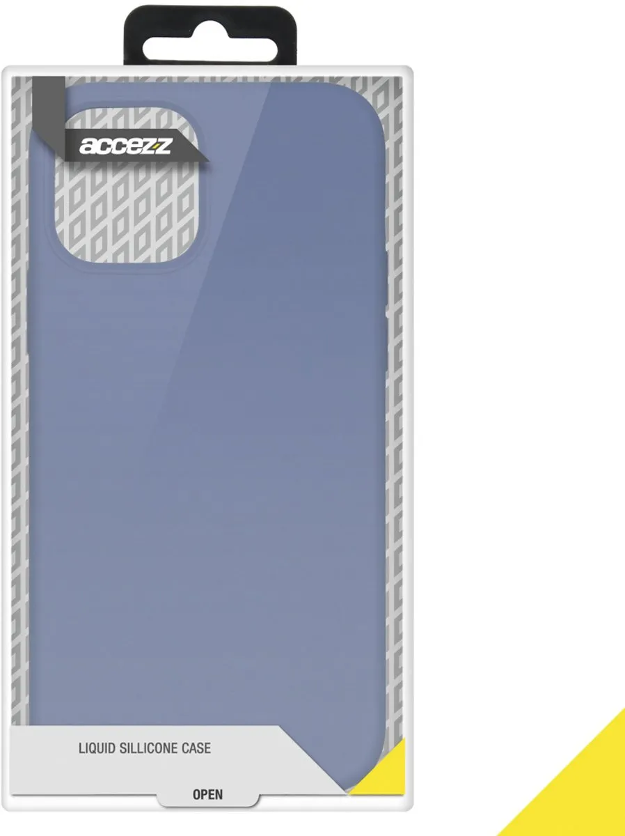 Accezz Hoesje iPhone 12 Pro/12 Lavendel Grijs
