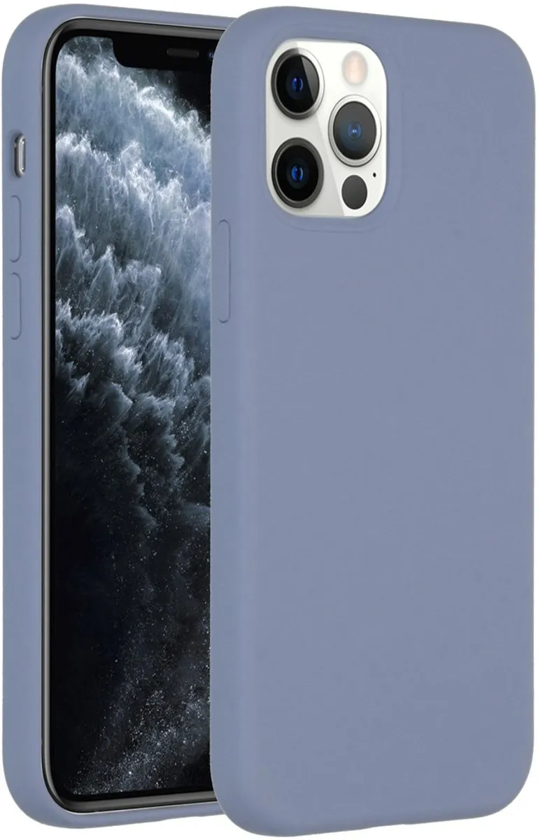 Accezz Hoesje iPhone 12 Pro/12 Lavendel Grijs