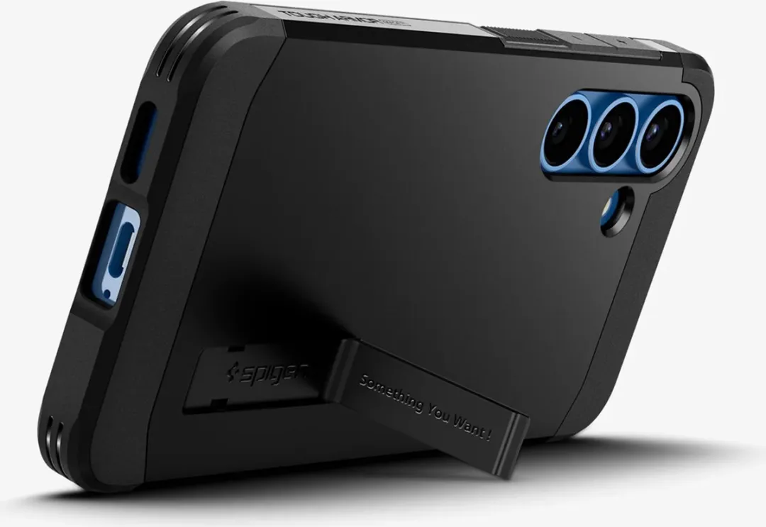 Spigen Tough Armor MagFit ACS09008 Hoesje - Samsung Galaxy S25 - Zwart