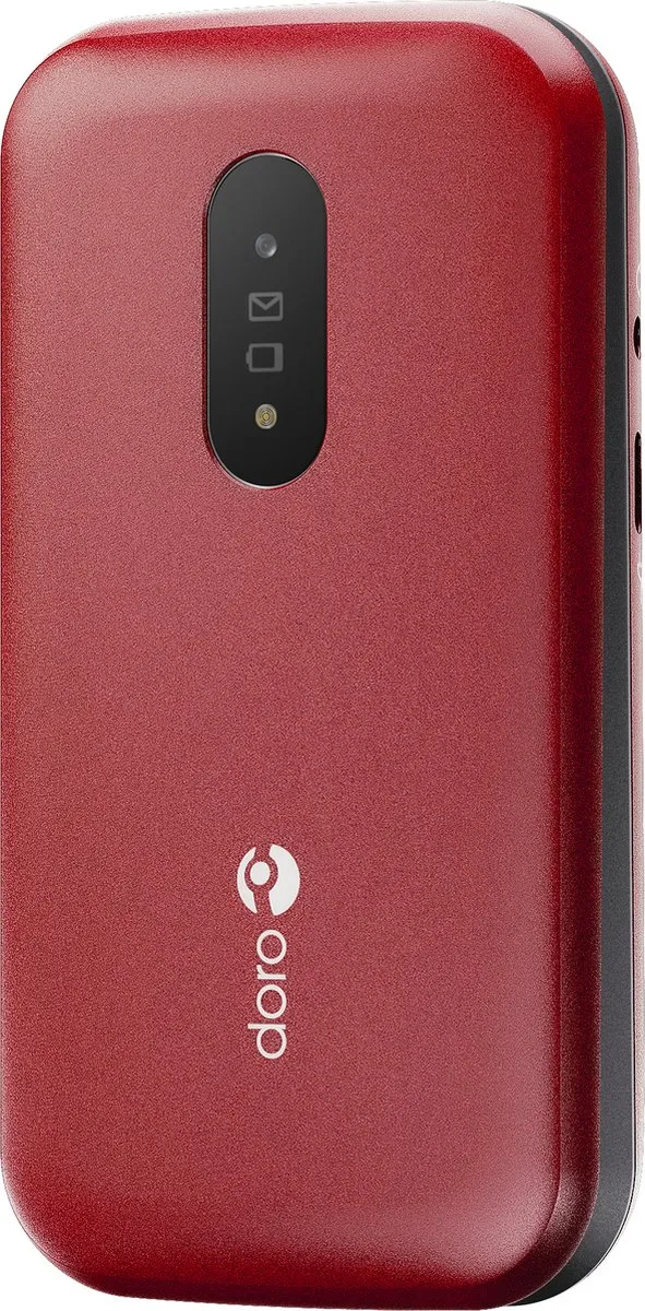 Doro 2820 Senioren Klaptelefoon - 4G - Rood/Wit