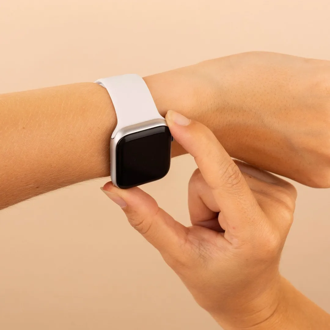 Imoshion Siliconen Bandje Apple Watch 38-42mm - Wit