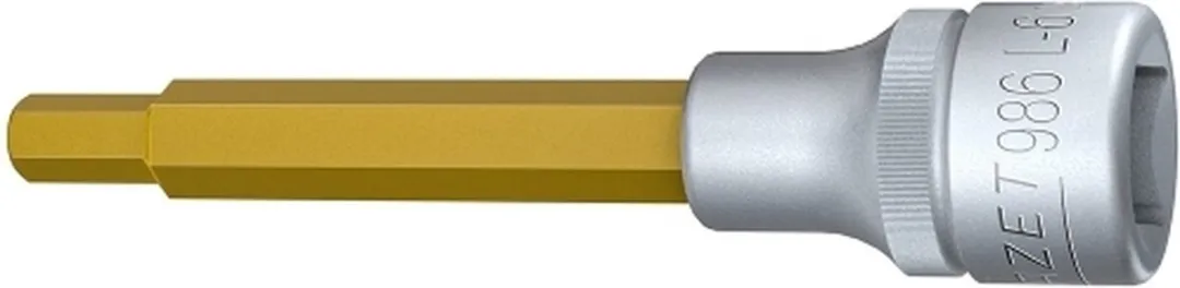 Hazet Bitdop Inbus 1/2" 6mm - Goud/Zilver