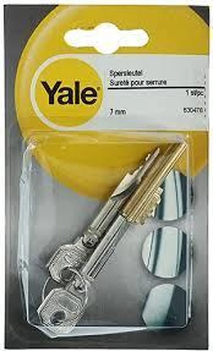 Yale Spersleutel 7mm Flora met 2 sleutels