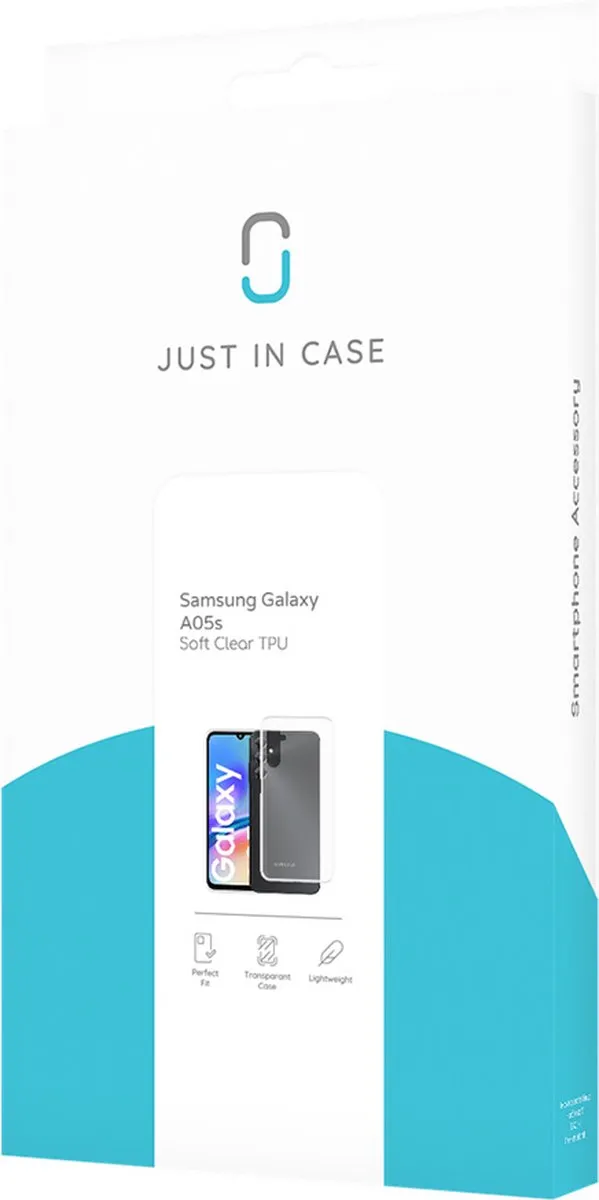 Just in Case Cazy Hoesje Samsung Galaxy A05s - Siliconen - Transparant - MPN 8326614