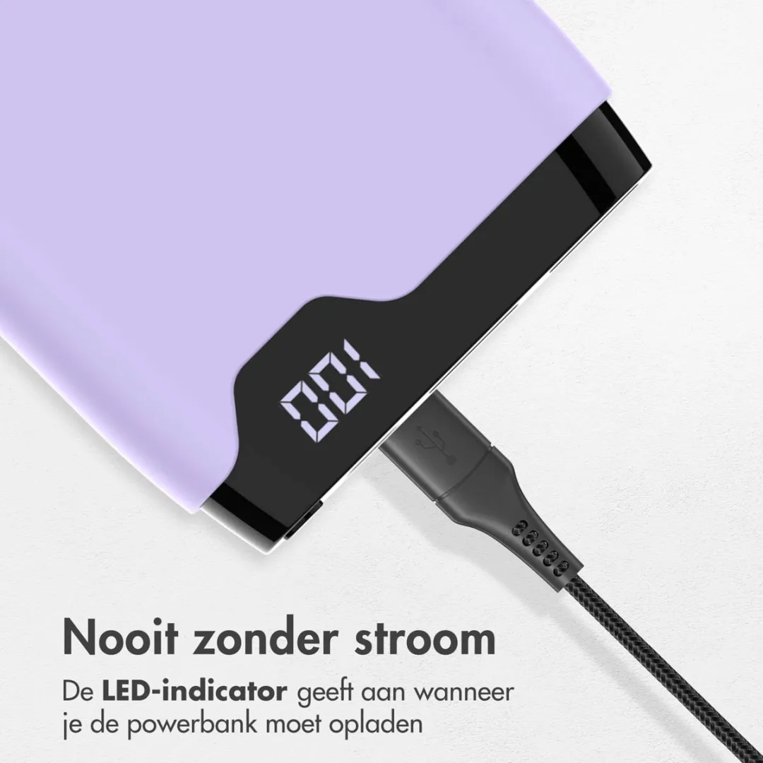 Imoshion Powerbank SH00064704 20000mAh - 22.5W - 3x USB - Lila