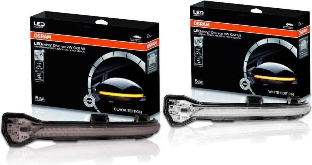 Osram LEDriving Dynamic Spiegelindicator Golf VII Touran II - 2 Stuks - Zwart