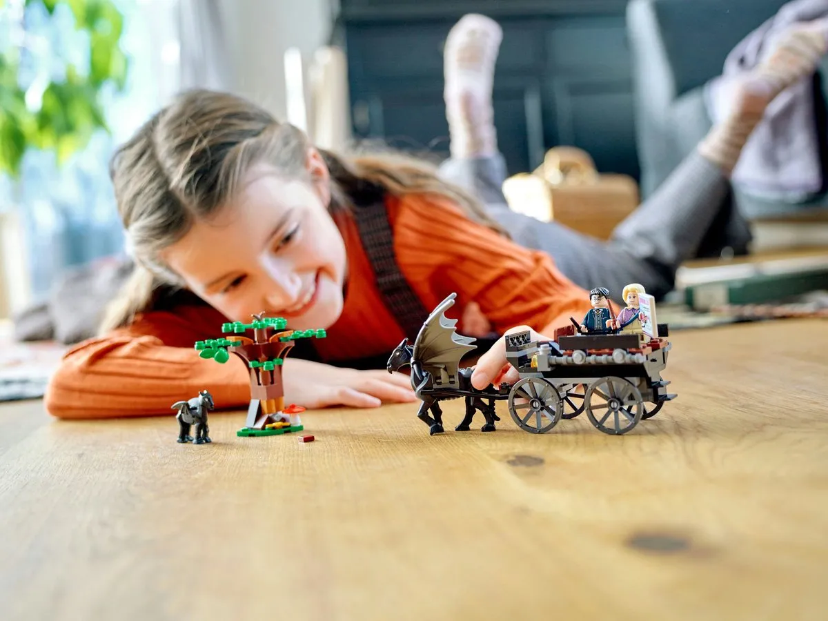 LEGO Harry Potter Zweinstein Rijtuig en Thestralissen 76400