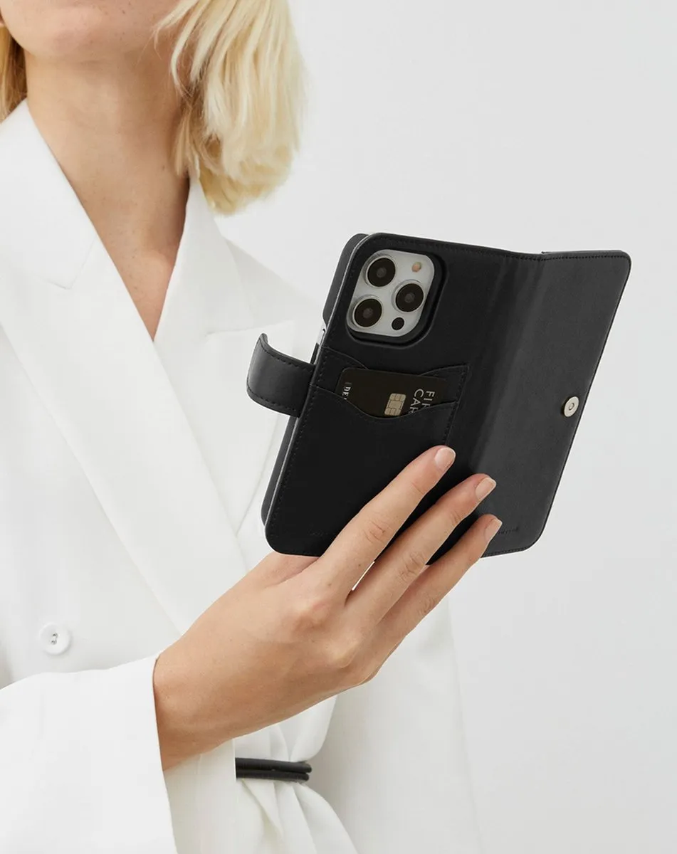 iDeal of Sweden Magnet Wallet+ MagSafe Black - iPhone 16 Pro Max