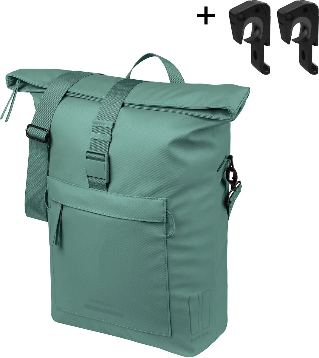 Basil Brooklyn Enkele Fietstas 17L - Groen