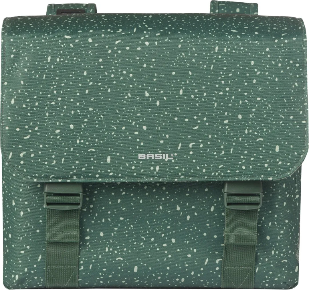 Basil Flair Dubbele Fietstas 35L - Groen