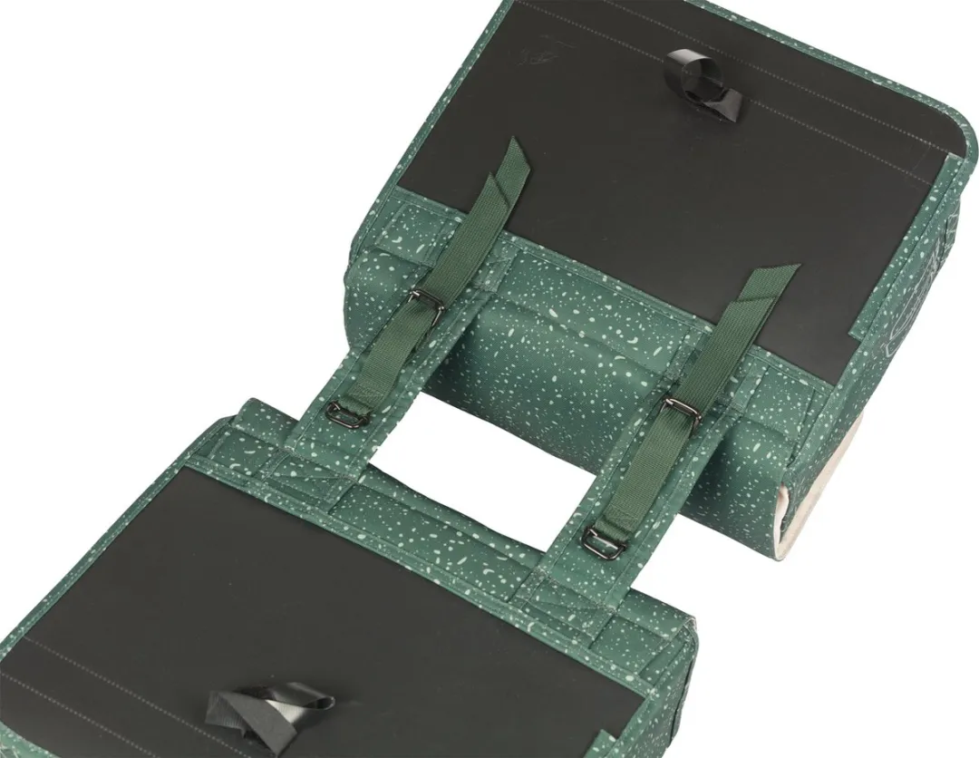 Basil Flair Dubbele Fietstas 35L - Groen