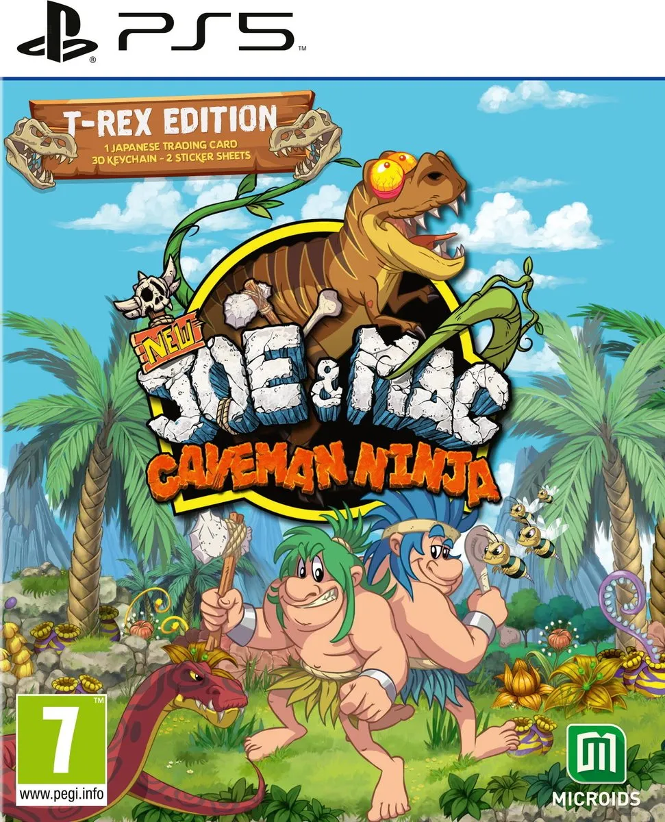 Mindscape New Joe & Mac Caveman Ninja T-Rex Edition PS5