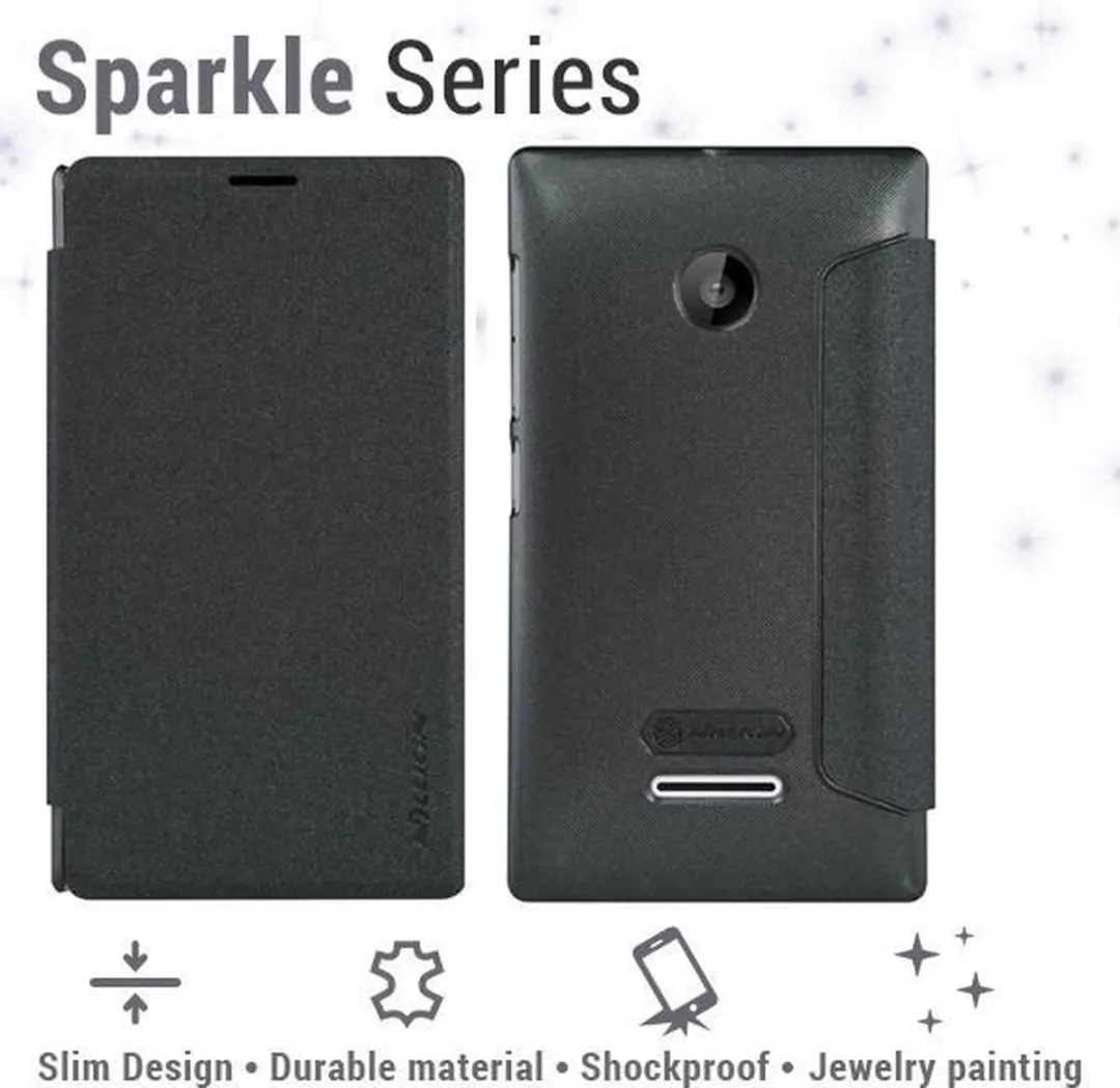 Nillkin Leather Case Microsoft Lumia 435 Sparkle Series