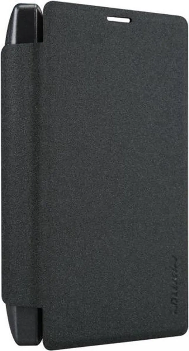 Nillkin Leather Case Microsoft Lumia 435 Sparkle Series - Zwart - afbeelding 2 van 6