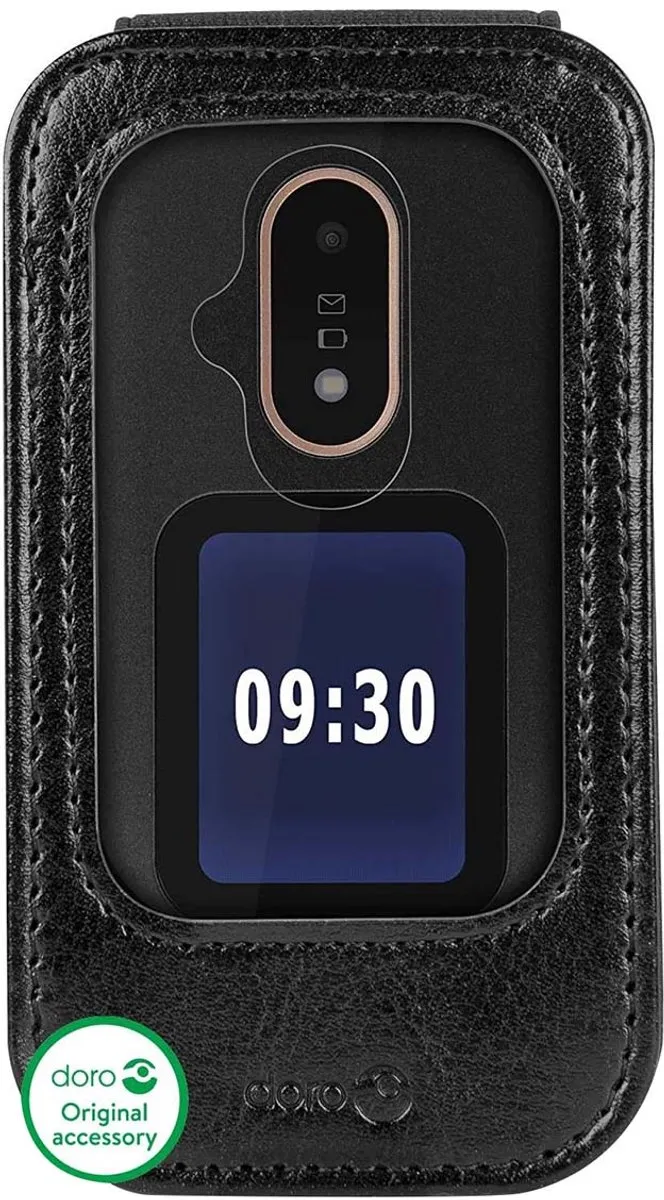 Doro, Foliohoes voor Doro 6040 / 6060 / 7030 / 7080 Antischokleer, Zwart
