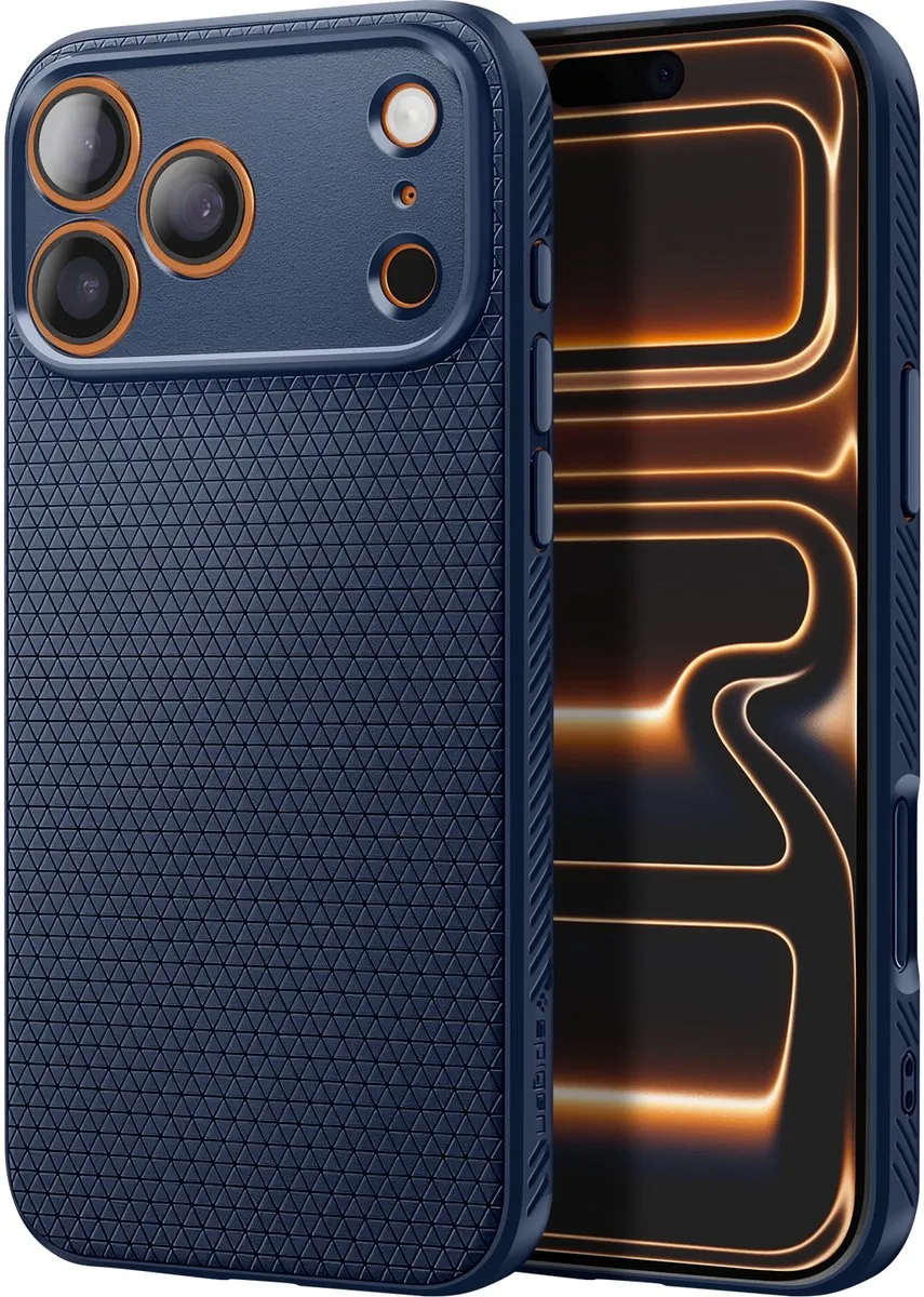 Spigen Liquid Air Case iPhone 17 Pro Max - Zwart
