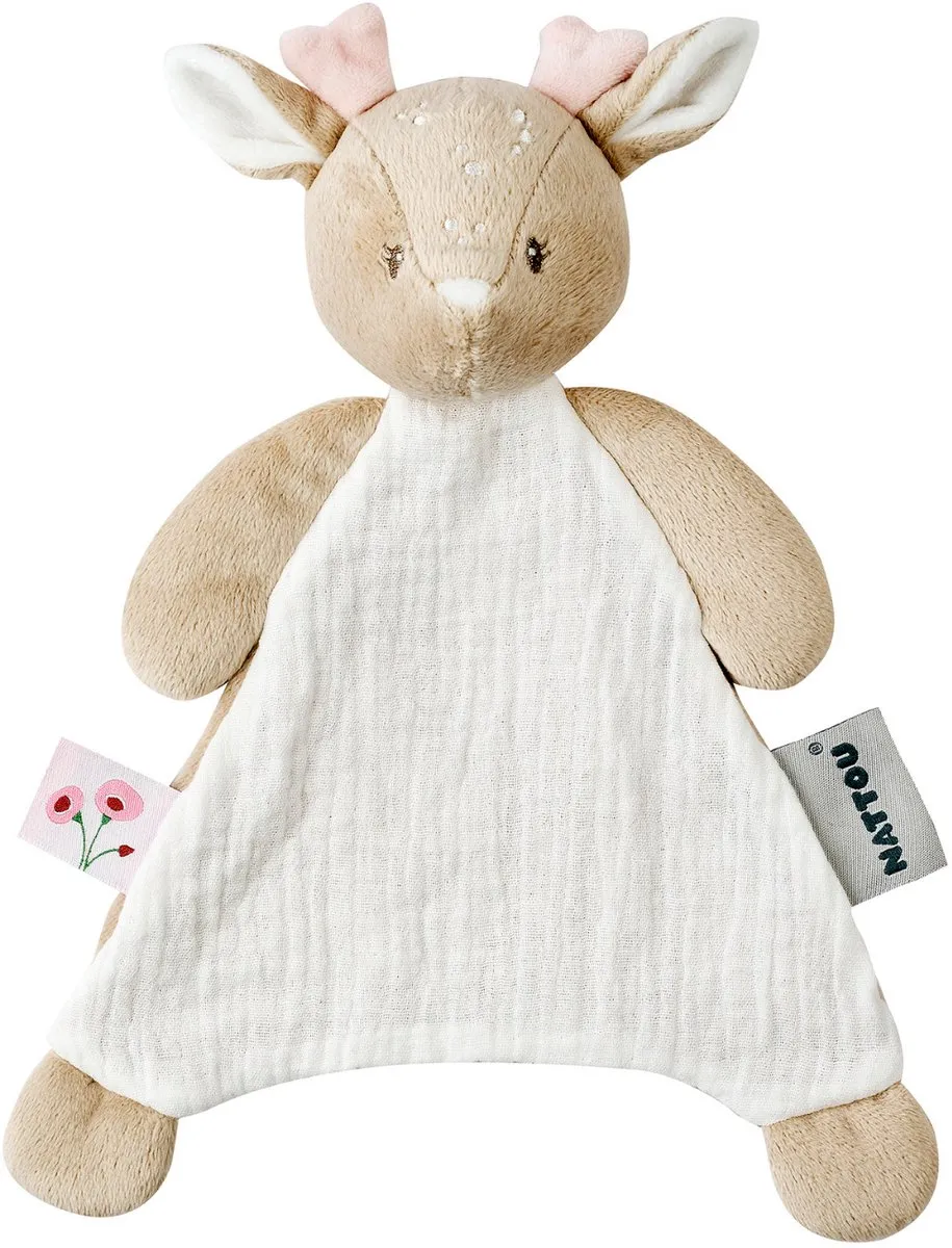 Nattou FanFan Baby Knuffeldoekje 25x20cm