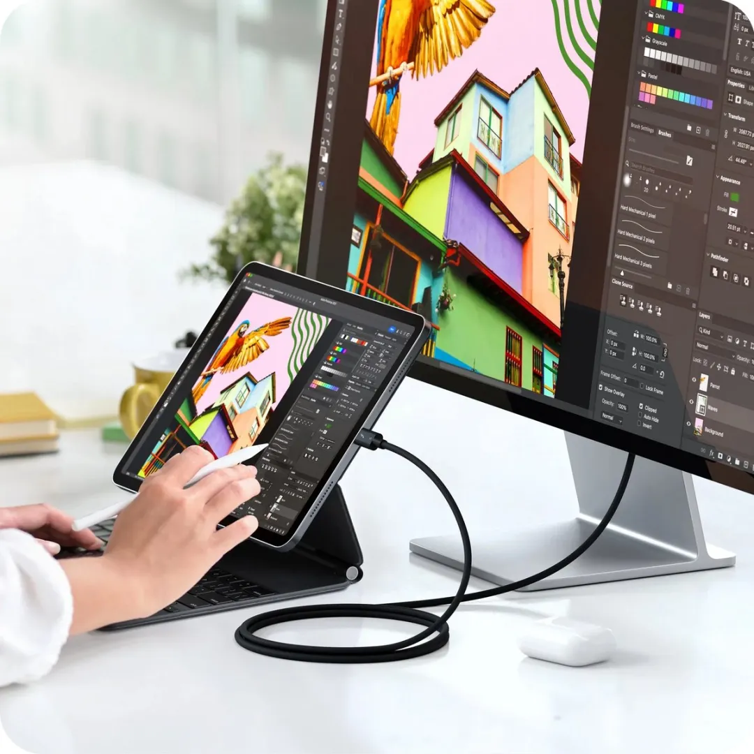 Satechi Thunderbolt 5 Pro ST-YTB5100K Kabel - 80Gbps - Zwart