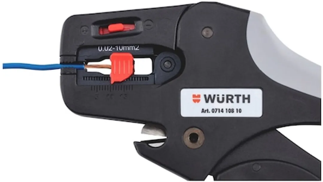 Würth Striptang 2C Handgreep - Verstelbaar - Grijs/Zwart/Rood