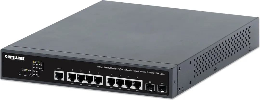 Intellinet 562003 Managed Switch 8x PoE Gigabit
