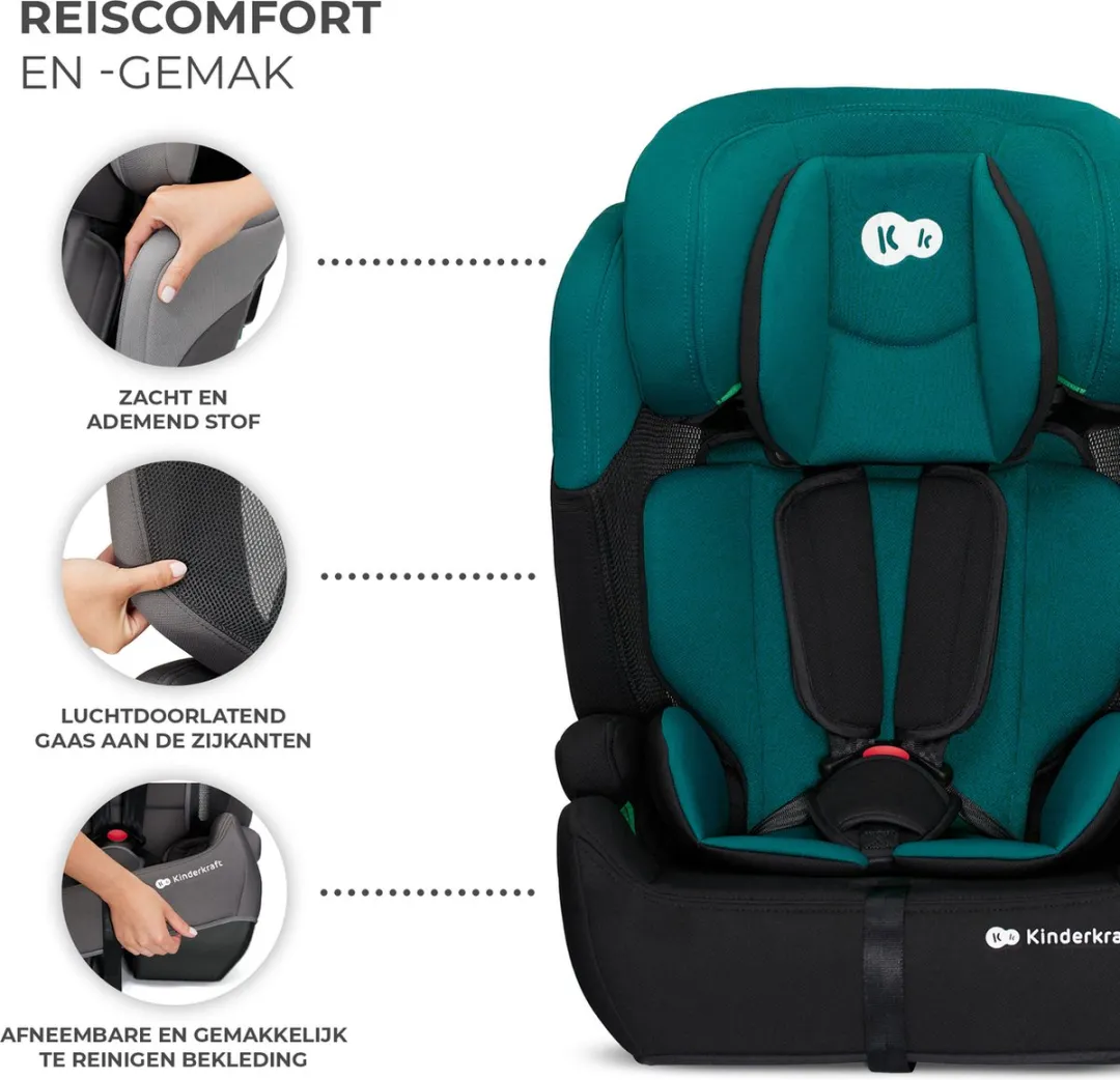 KinderKraft COMFORT UP I-SIZE Autostoel 9-36kg - Groen