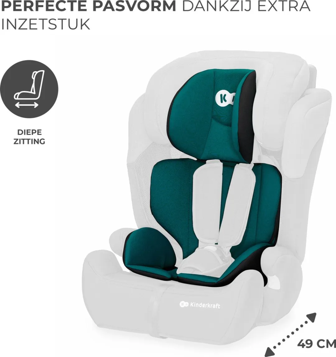 KinderKraft COMFORT UP I-SIZE Autostoel 9-36kg - Groen