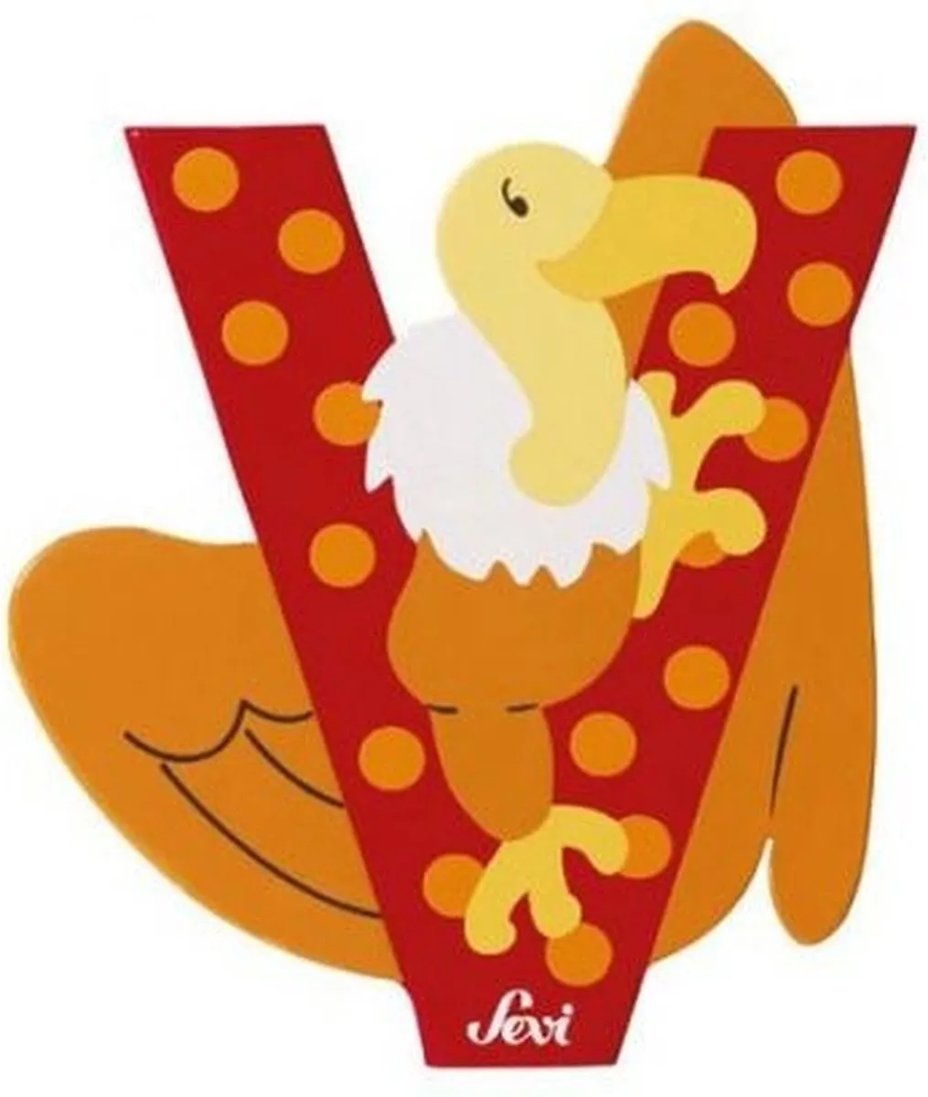 Sevi Letter V Dier 10 Cm
