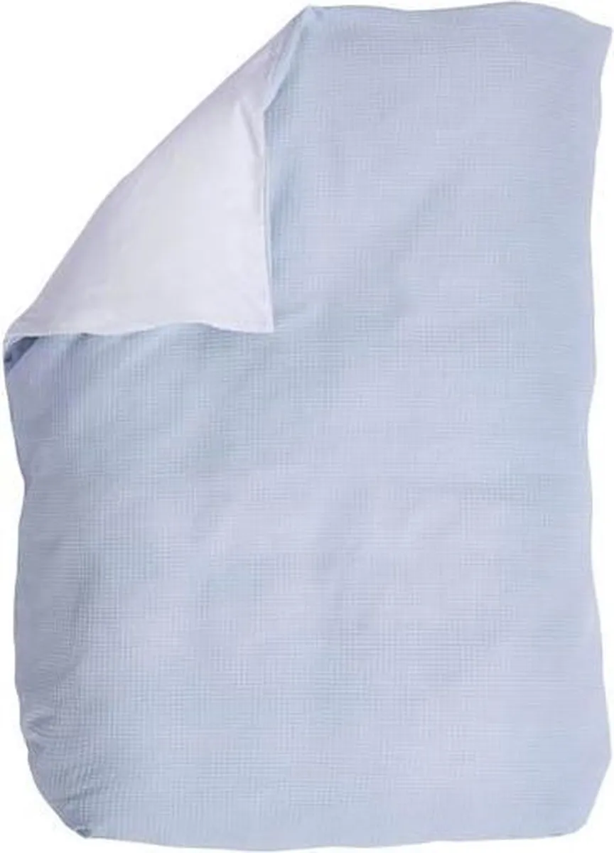 BINK Pique Dekbedovertrek 135x100cm - Blauw