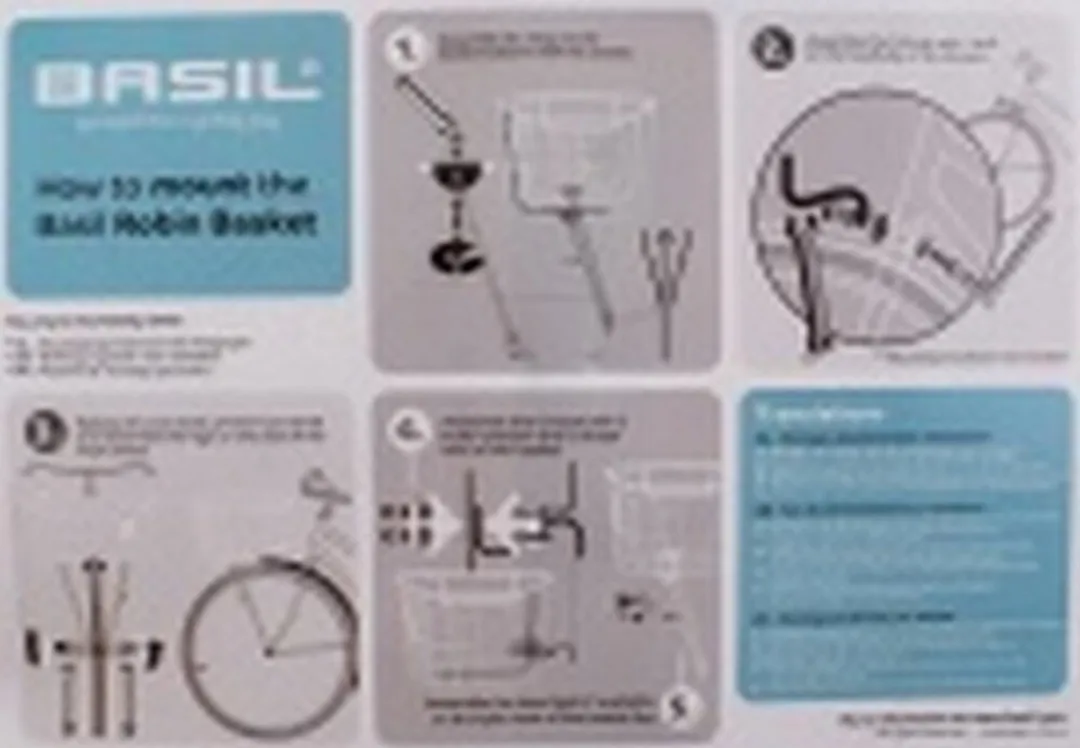 Basil Robin Fietsmand - Zilver