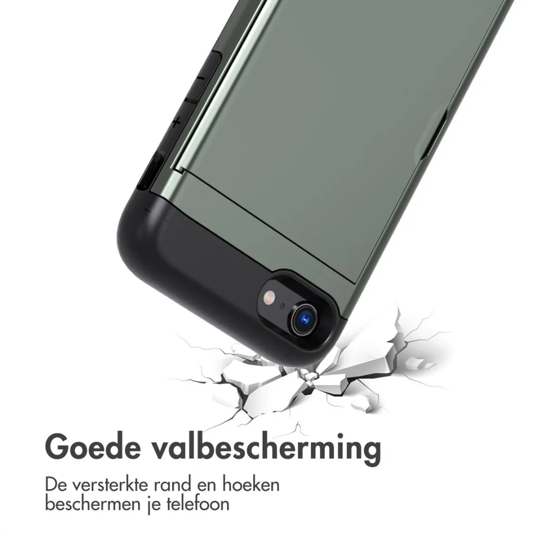 Imoshion Hoesje met Pasjeshouder - iPhone 8/SE/7 - Donkergroen