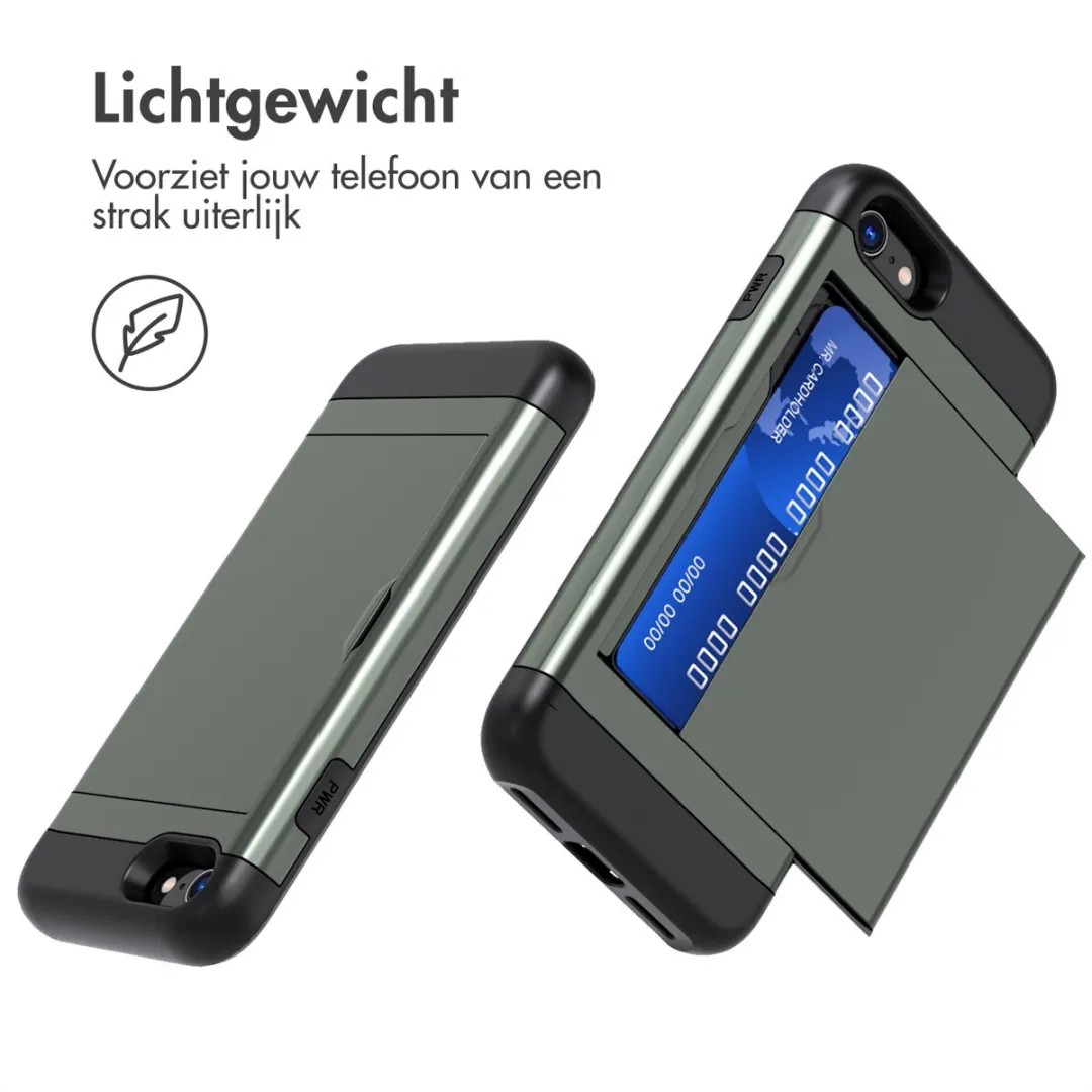 Imoshion Hoesje met Pasjeshouder - iPhone 8/SE/7 - Donkergroen