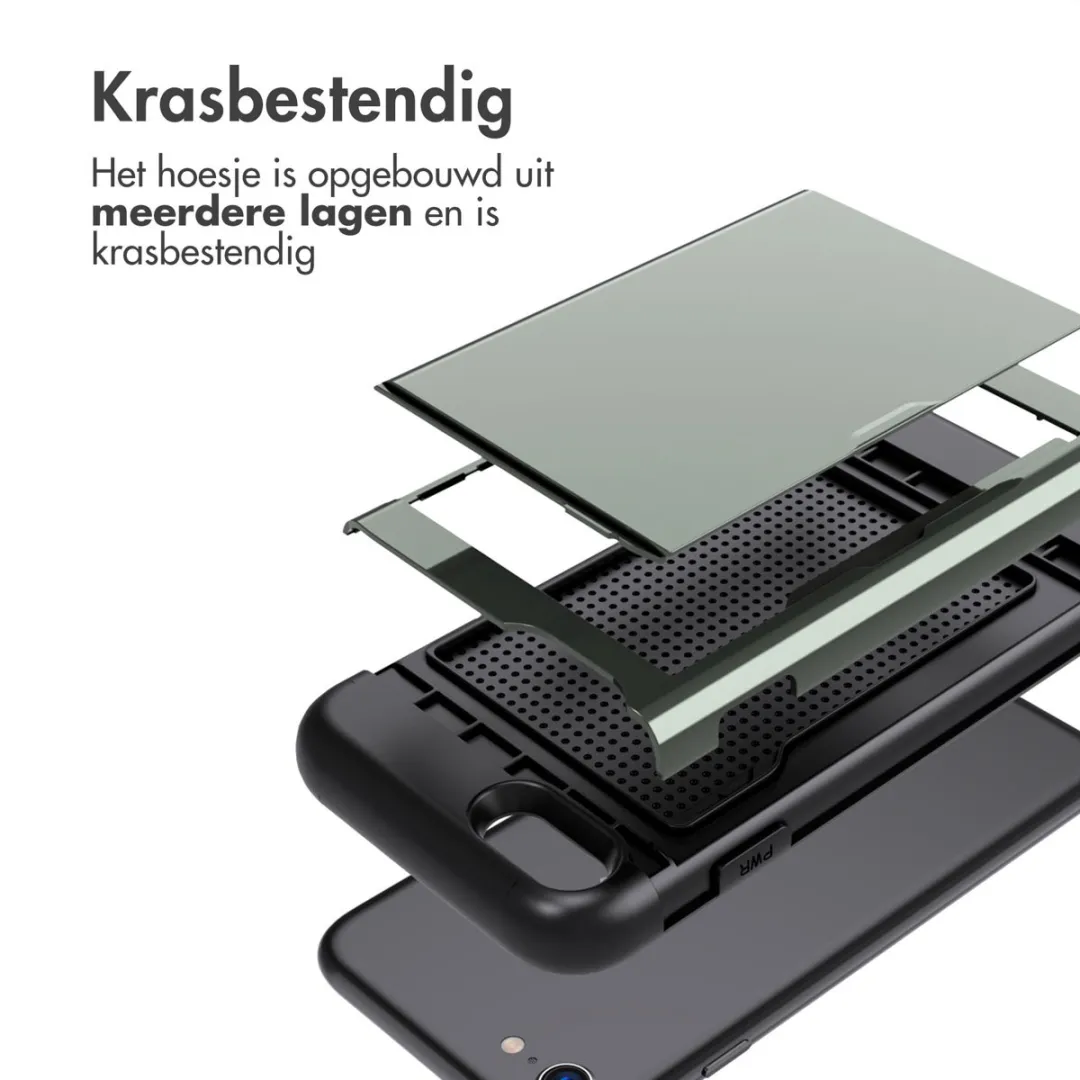 Imoshion Hoesje met Pasjeshouder - iPhone 8/SE/7 - Donkergroen - afbeelding 6 van 6