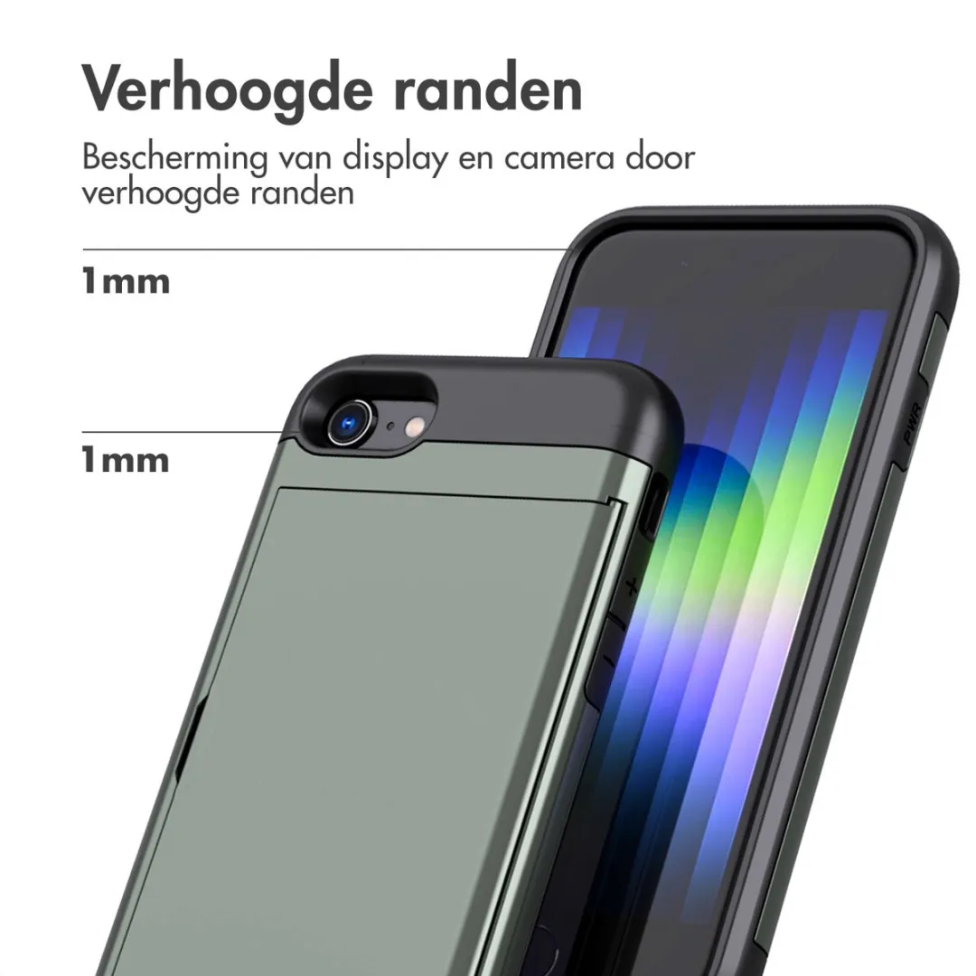 Imoshion Hoesje met Pasjeshouder - iPhone 8/SE/7 - Donkergroen