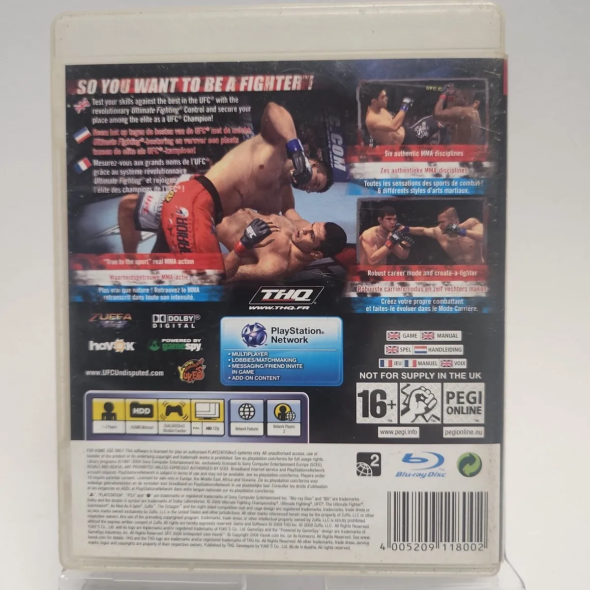 EA Sports UFC 2009 Undisputed - 1 Speler