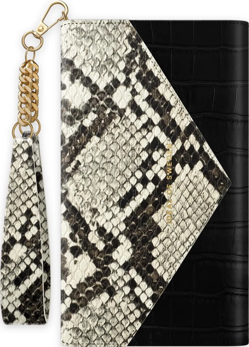 iDeal of Sweden Envelope Clutch iPhone 11/XR - Midnight Python - 3 Pasjes - afbeelding 2 van 6