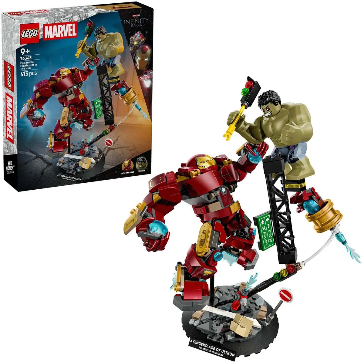 LEGO Marvel Hulkbuster vs. Hulk 76343 Bouwpakket - 413 Stukken - Multicolor - afbeelding 6 van 6