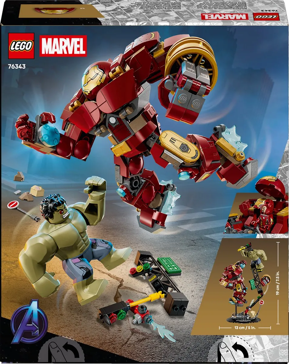 LEGO Marvel Hulkbuster vs. Hulk 76343 Bouwpakket - 413 Stukken - Multicolor