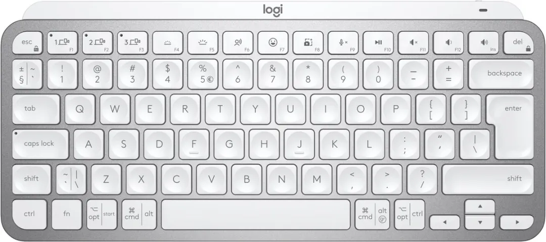 Logitech MX KEYS Mini Toetsenbord - Zilver