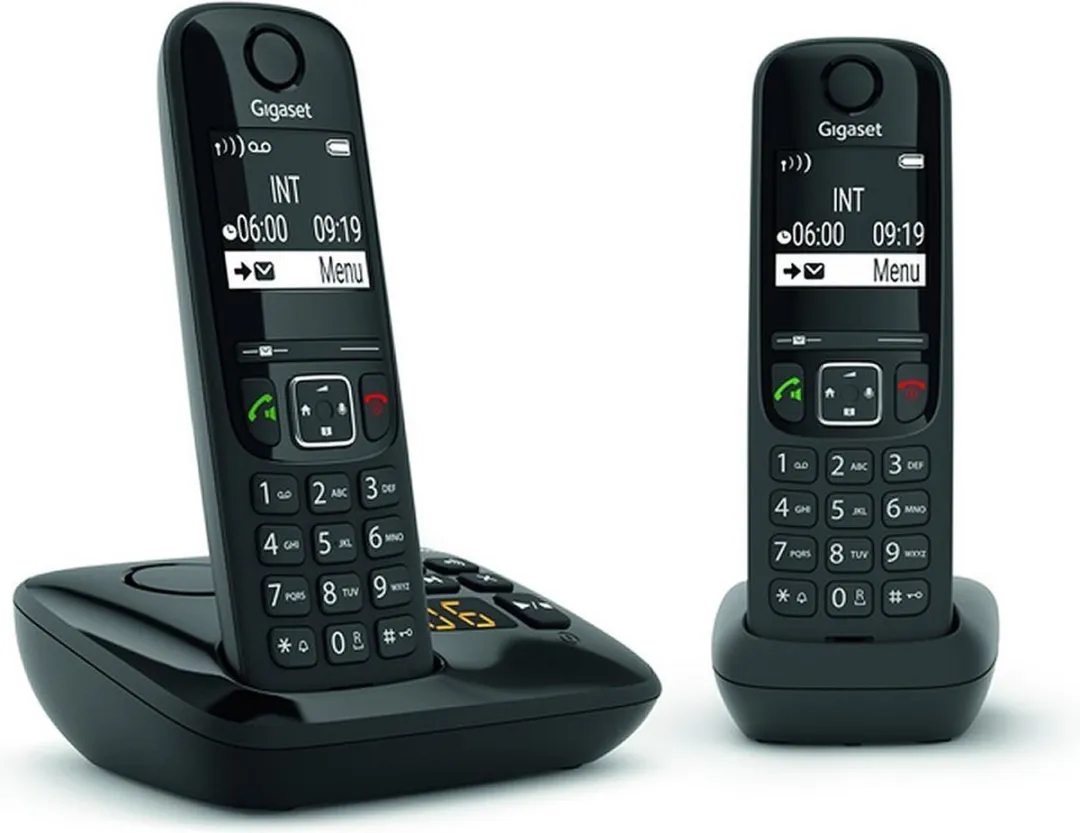 Gigaset AS690A Duo DECT Telefoon - 2 Handsets - Zwart