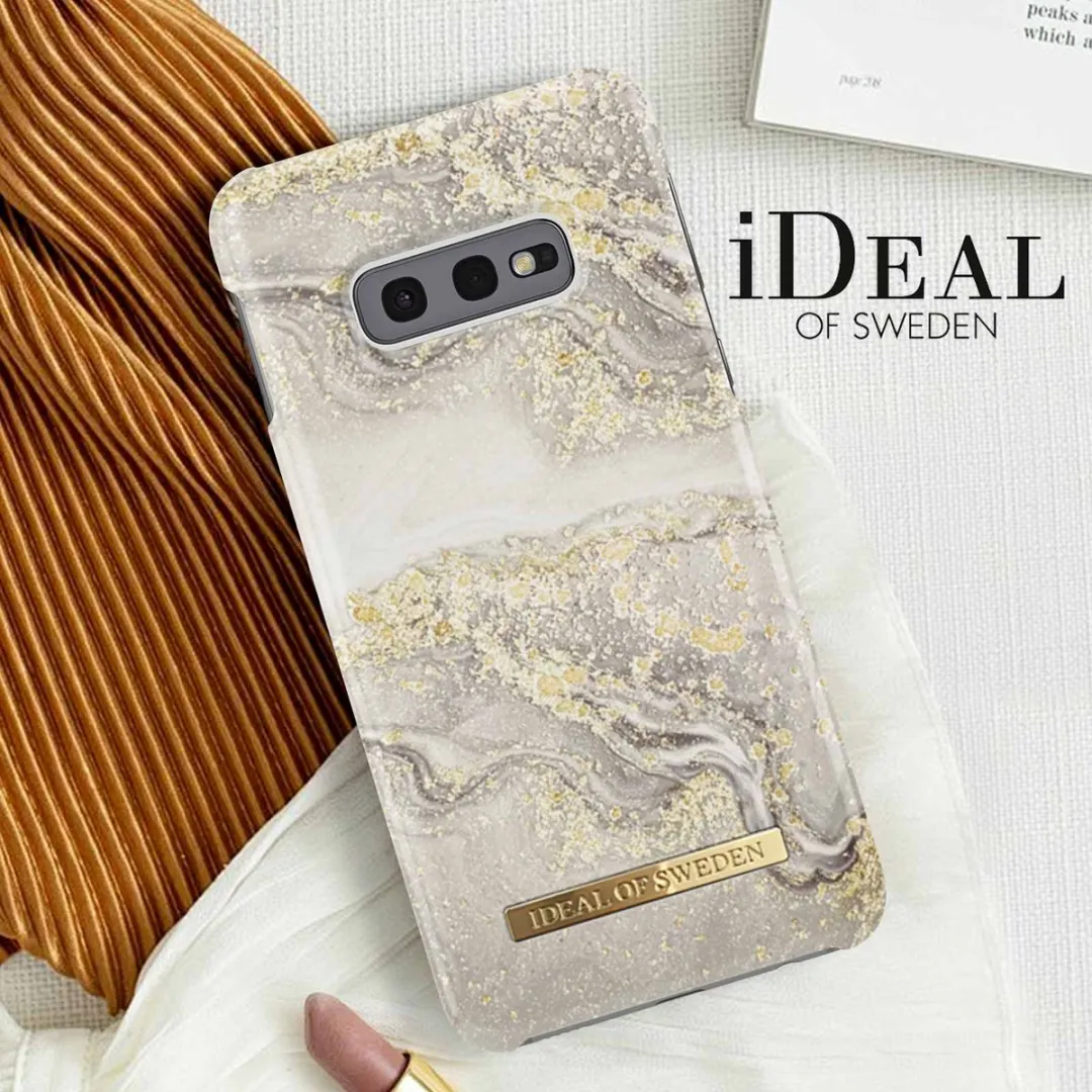 iDeal of Sweden Samsung Galaxy S10e Sparkle Hoesje - Grijs