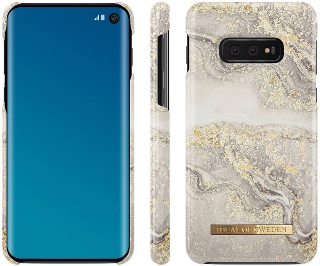 iDeal of Sweden Samsung Galaxy S10e Sparkle Hoesje - Grijs