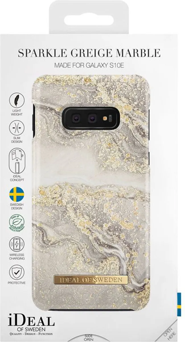 iDeal of Sweden Samsung Galaxy S10e Sparkle Hoesje - Grijs - afbeelding 6 van 6