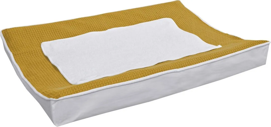 BINK Bedding Waskussenhoes Wafel Oker