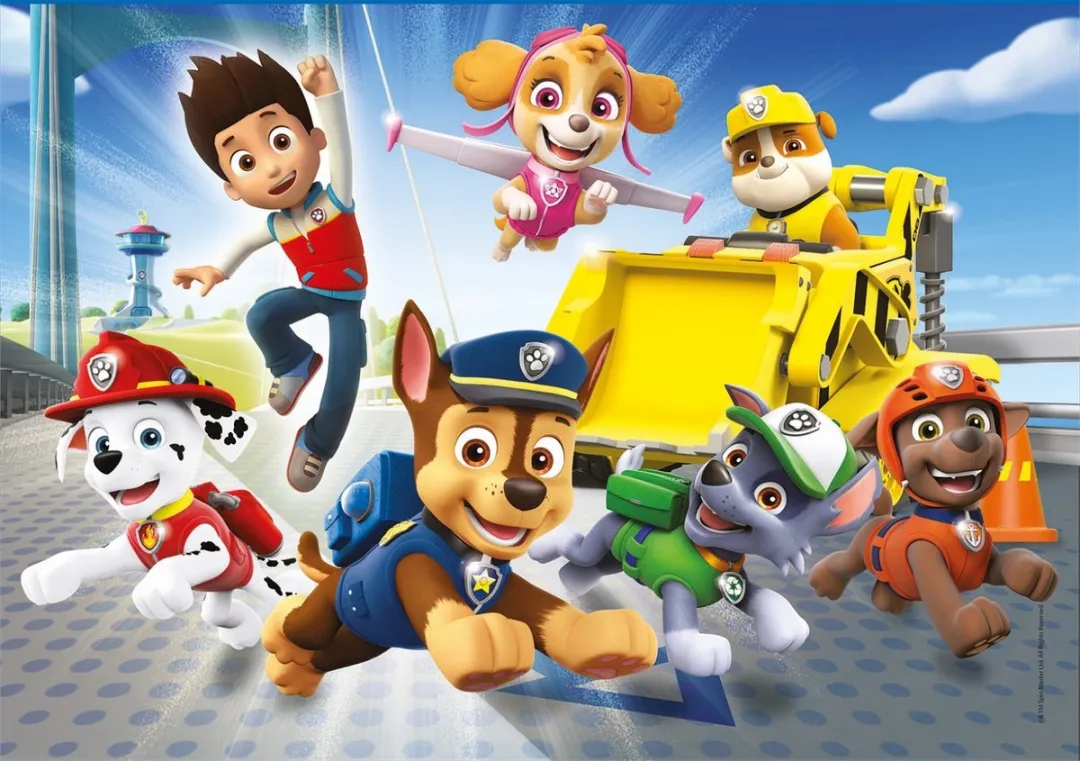 Paw Patrol Puzzel & Kleur 60 Stuks - Multicolor