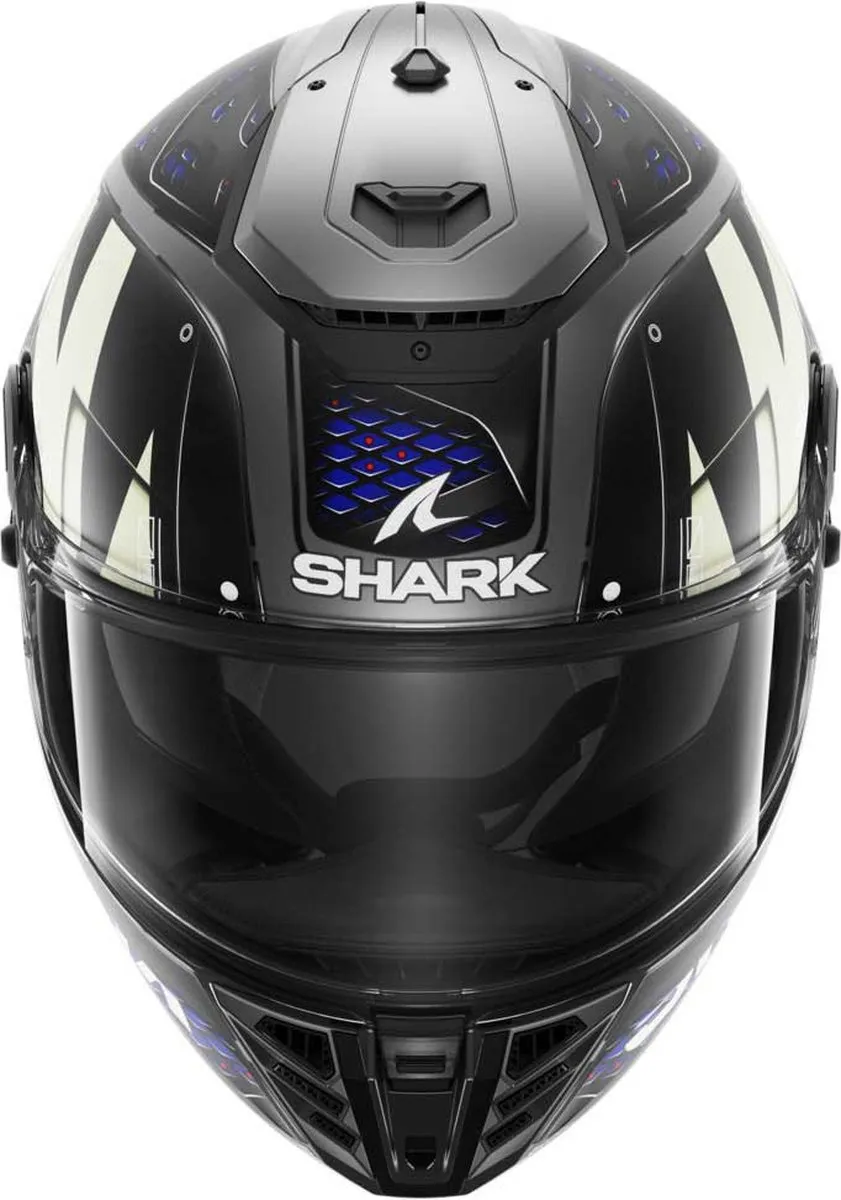 Shark Spartan RS Stingrey Integraalhelm - L - Antraciet/Blauw