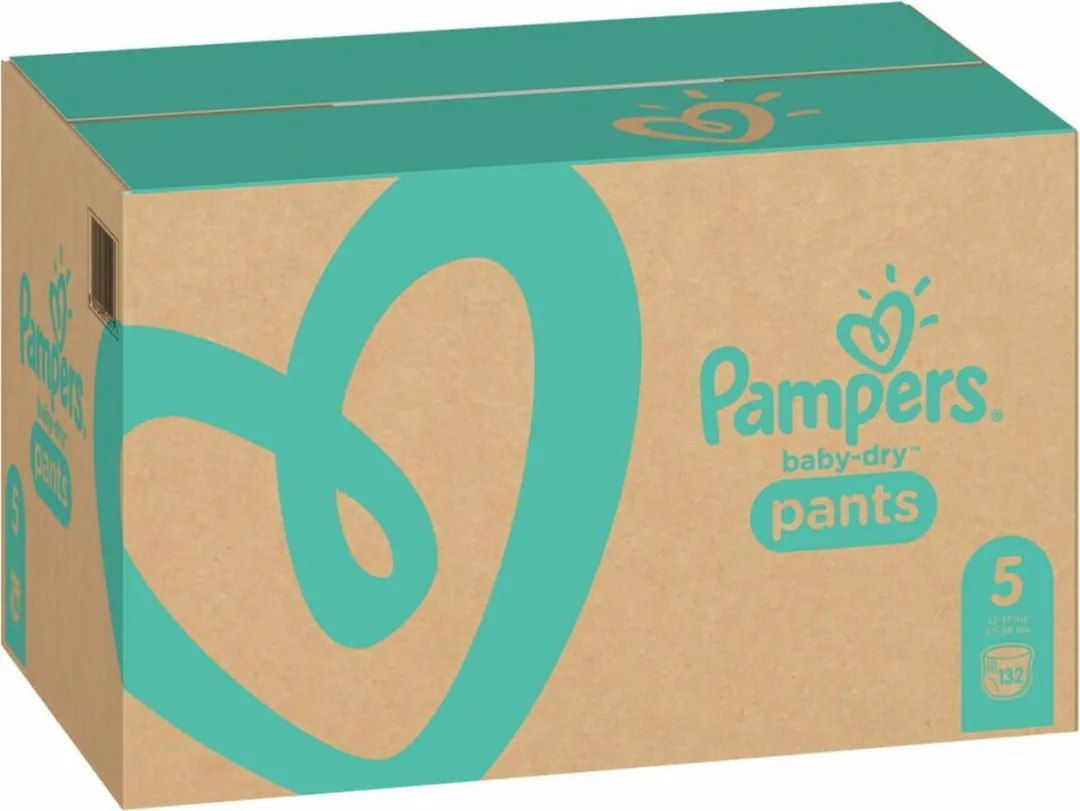 Pampers Baby-Dry Pants Maat 5 - 132 Stuks